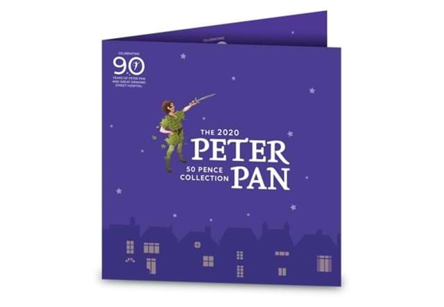 Front of Peter Pan 50p pack