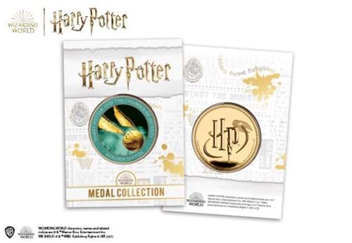 Harry Potter and the Chamber of Secrets medal  in display card