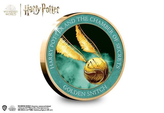 Harry Potter and the Chamber of Secrets medal reverse