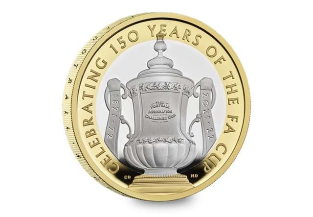 Silver FA Cup £2 Coin Reverse