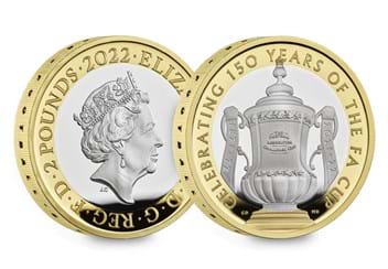 Piedfort FA Cup Coin Obverse and Reverse