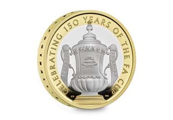Piedfort FA Cup Coin Reverse