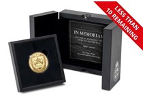 Your Prince Philip In Memoriam Gold Sovereign is struck from .916 Gold to a Proof finish. The reverse features a heraldic design inspired by the Duke of Edinburgh's Royal Cypher.