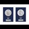 2017 & 2022 UK Lion of England BU £5 Pair Both Reverses in Change Checker Card