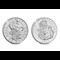 2017 & 2022 UK Lion of England BU £5 Pair Both Reverses