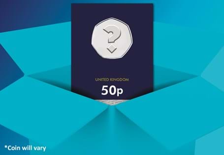 This lucky dip consists of a randomly selected Brilliant Uncirculated 50p. This has been protectively encapsulated and certified as Brilliant Uncirculated quality.