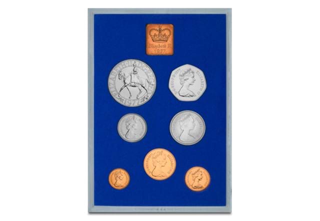 1977 Proof set Obverses