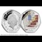 Christopher Robin Silver Proof 50P Coin Obverse Reverse