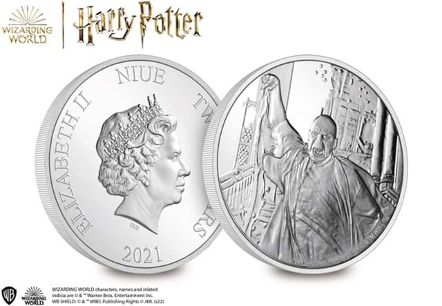 The Voldemort 1oz Silver Coin Obverse and Reverse
