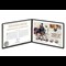 Around the World in 80 Days Ultimate Silver Coin Cover beside Certificate of Authenticity