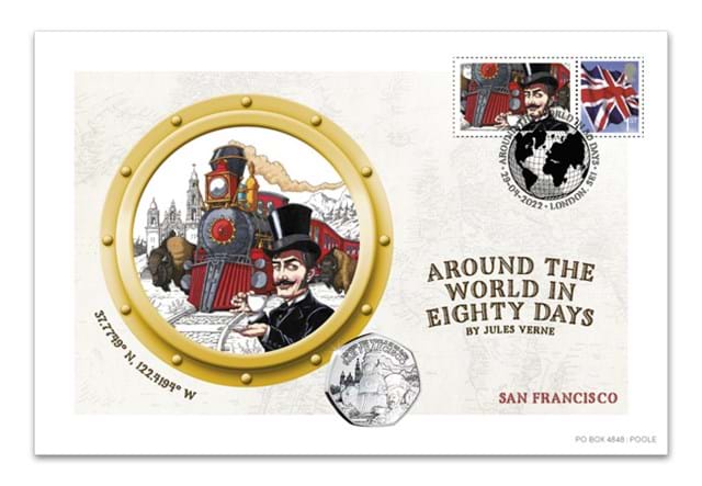 Around the World in 80 Days Cover Collection San Francisco Cover