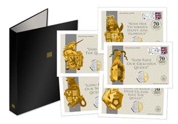 Platinum Jubilee Dual Plated 50p Cover Collection with Folder