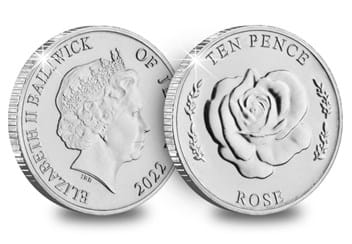 Rose 10p Obverse and reverse