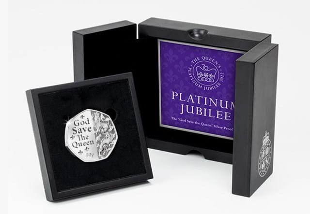 The God Save The Queen Silver 50p