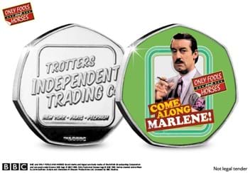 The Official Only Fools & Horses Set COME ALONG MARLENE! Obverse and Reverse