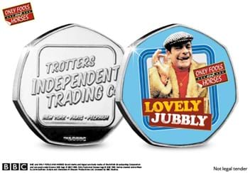 The Official Only Fools & Horses Set LOVELY JUBBLY Obverse and Reverse