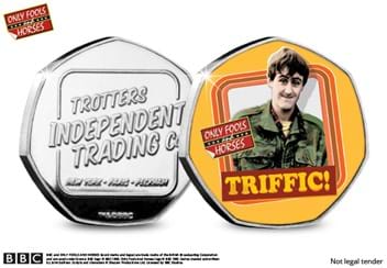 The Official Only Fools & Horses Set TRIFFIC! Obverse and Reverse