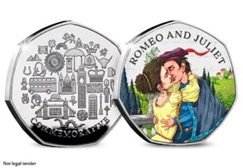 The Shakespeare Commemorative Romeo and Juliet Obverse and Reverse