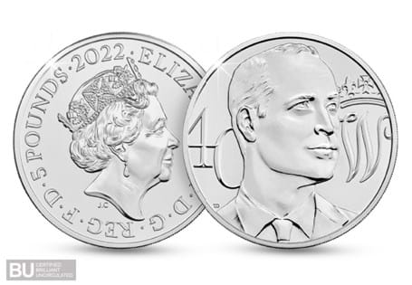 This £5 coin has been issued to celebrate the 40th Birthday of Prince William, Duke of Cambridge. Protectively encapsulated and certified as Brilliant Uncirculated.