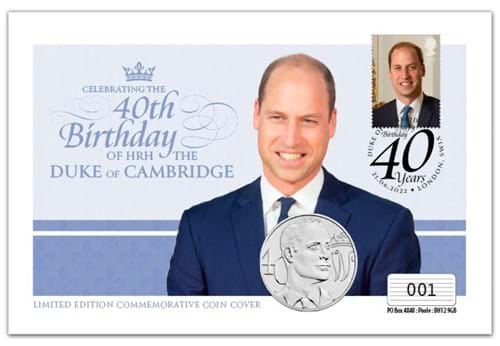 Duke of Cambridge BU £5 Cover