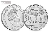 This coin has been issued to celebrate the Queen's Reign featuring a range of medals on the design.