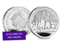 This is the third coin to feature The Queen's signature and is part of The Queen's Reign coin series. It's been struck from .925 Silver to a Proof finish.