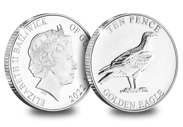 PB 2022 Guernsey Birds Of Prey Golden Eagle OBV REV