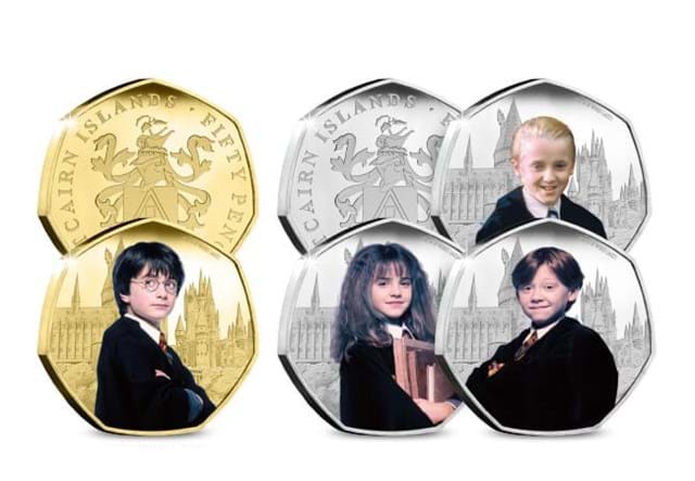 The Harry Potter Special Edition Students Set Obverse and Reverse