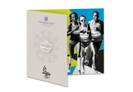 This BU Pack has been issued by The Royal Mint to celebrate the first Commonwealth Games held in England 20 years ago. It features the geometric patterns of Birmingham Library.