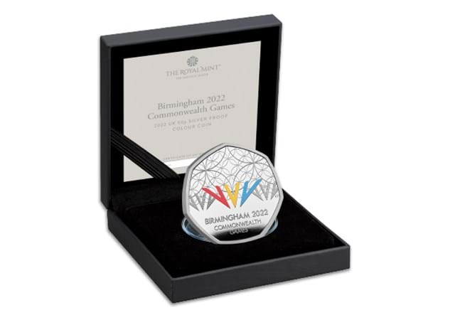 Commonwealth Games 50P open box