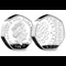 Alan Turing Silver Piedfort 50P Obverse Reverse