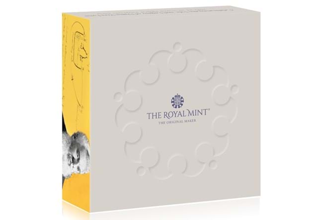 UK 2022 Alexander Graham Bell Silver Piedfort £2 Packaging