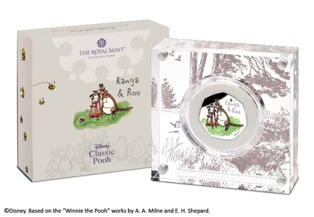 2022 UK Kanga And Roo Silver Proof 50P In Display Box With Packaging