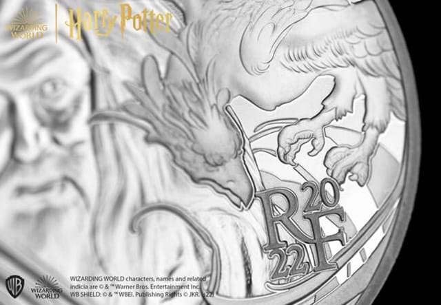 Harry Potter 1Oz Silver Medal Obverse Close Up