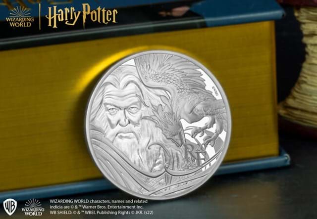 Harry Potter 1Oz Silver Medal Obverse With Box