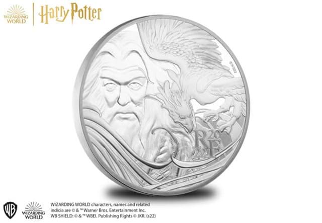 Harry Potter 1Oz Silver Medal Obverse