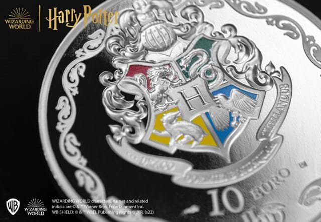 Harry Potter 1Oz Silver Medal Reverse Close Up