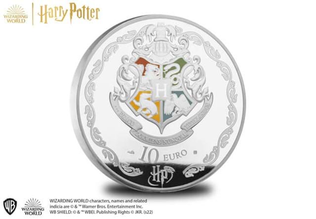 Harry Potter 1Oz Silver Medal Reverse