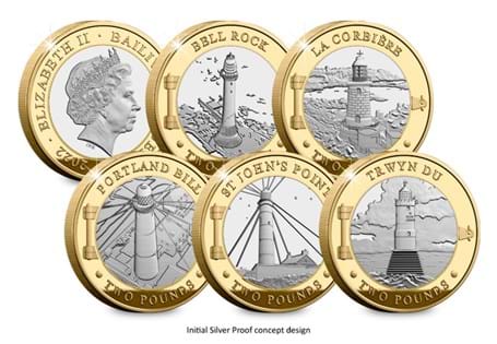 Issued to mark 250 years since the birth of Robert Stevenson, the famous Lighthouse architect, this set contains five Jersey Silver Proof £2 coins, each featuring a different lighthouse. EL: 2,022
