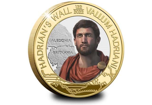Hadrian S Wall Silverproof £2 Emperor Hadrian Reverse