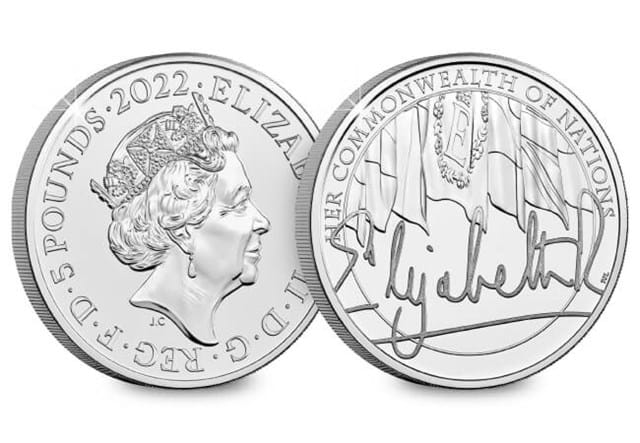 The Queen's Reign Commonwealth BU £5