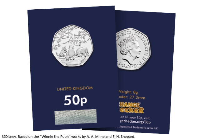 2022 Winnie the Pooh & Friends CERTIFIED 50p 2022 Winnie the Pooh & Friends CERTIFIED 50p