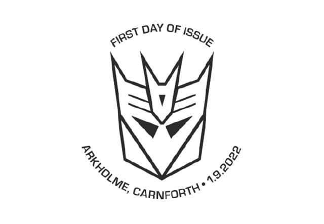 Transformers Royal Mail Stamps Postmark