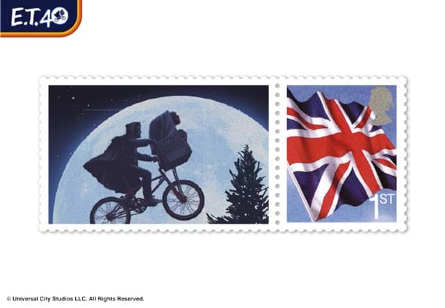 E.T. Silver 50 Cent Coin Cover Stamp