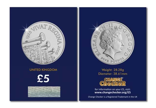 2006 UK 80Th Birthday CERTIFIED BU £5 Obv Rev In Blister Card