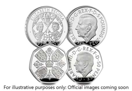 A new UK 50p and £5 has just been authorised for release to to honour the incredible life and legacy of Queen Elizabeth II, featuring the new King Charles III portrait on the obverse.