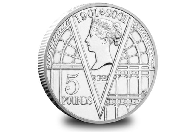 2001 Victorian Era Centenary £5 Reverse