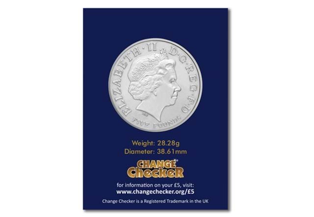 2004 Entente Cordiale £5 Obverse in Change Checker Card