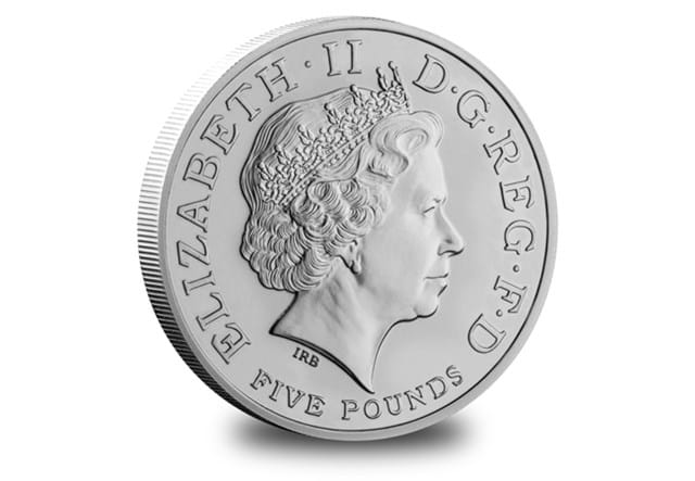2009 Olympic Countdown £5 Obverse