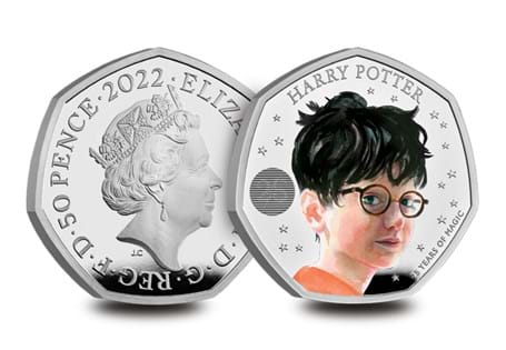 Own the 2022 Harry Potter Silver 50p coin - the first UK Harry Potter 50p! Your coin is struck from .925 silver and is proof quality. 
